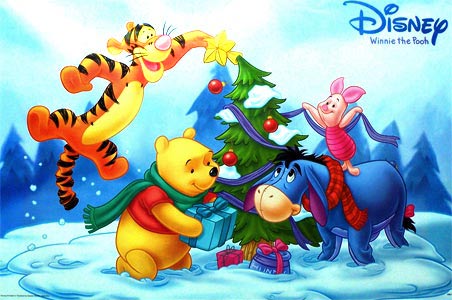 2014 beautiful merry christmas disney wallpapers SP WM353 bi Winnie The Pooh 2014 beautiful merry christmas disney wallpapers